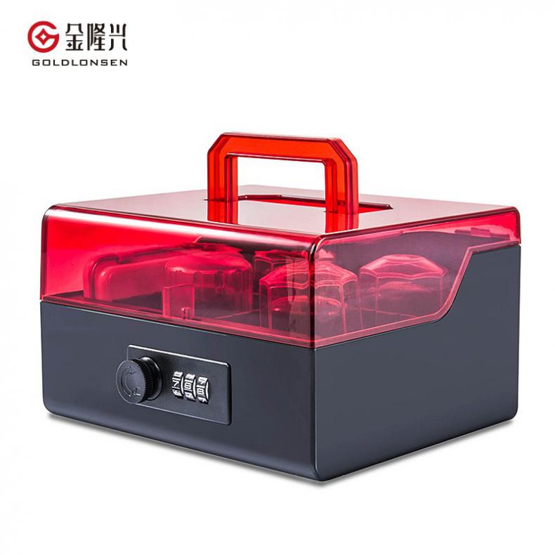 金隆兴 B8056 印章箱 4格 168*178*102mm （单位：个）  黑红