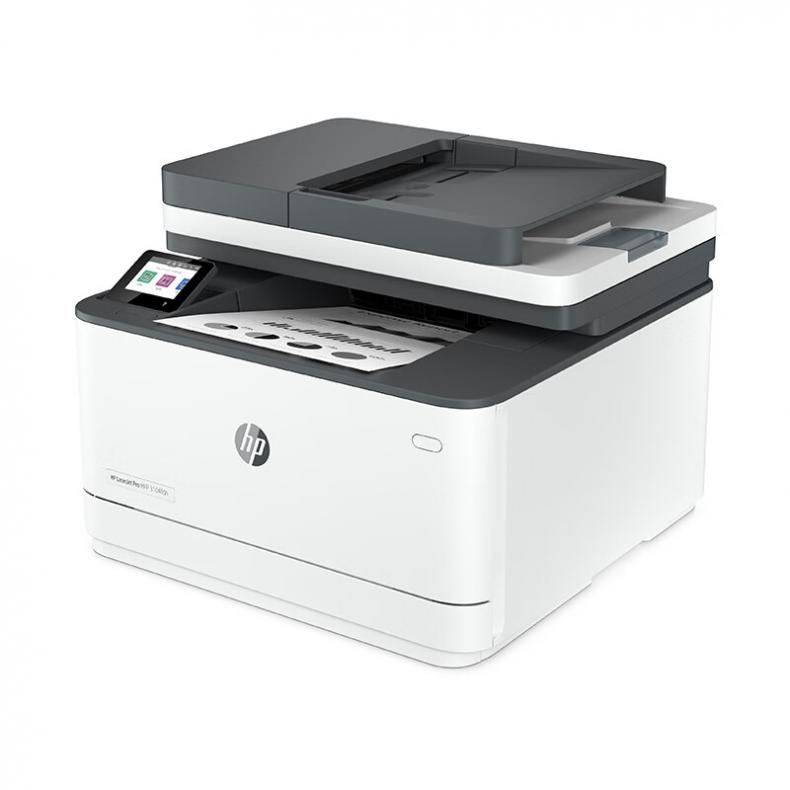 惠普（HP） LaserJet Pro MFP 3104fdn 自动双面黑白激光有线多功能一体机 33页/分钟 （单位：台）  白色