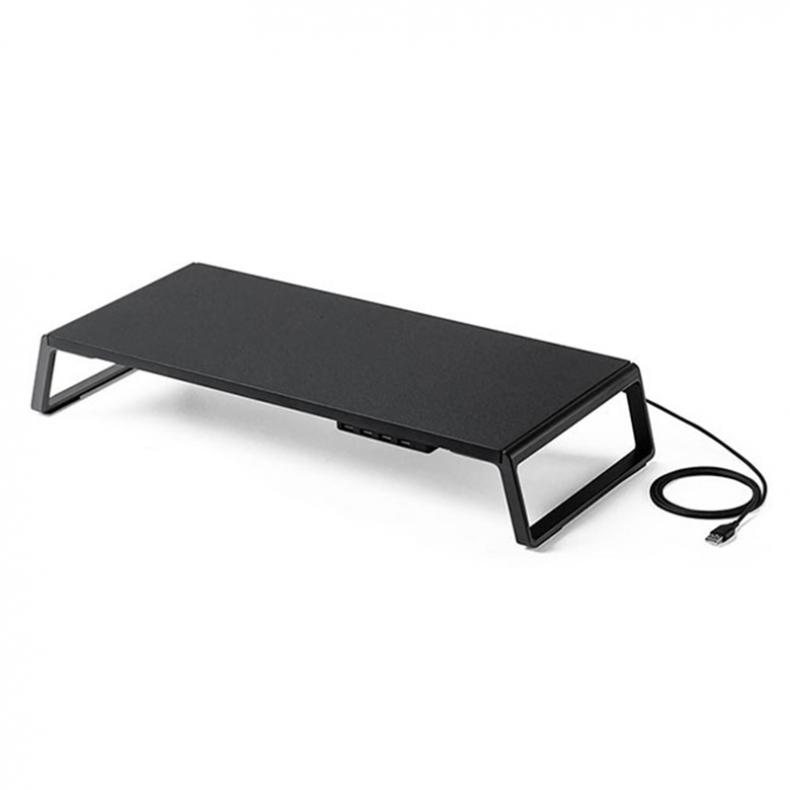 山业 MR-C3BK 简约款显示器增高架 600*260*120mm （单位：个）  黑色