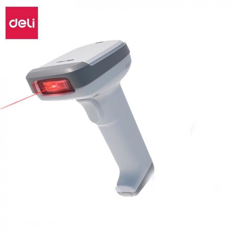 得力（deli） 14952 条码扫描器 71*95*163mm （单位：台）  白色