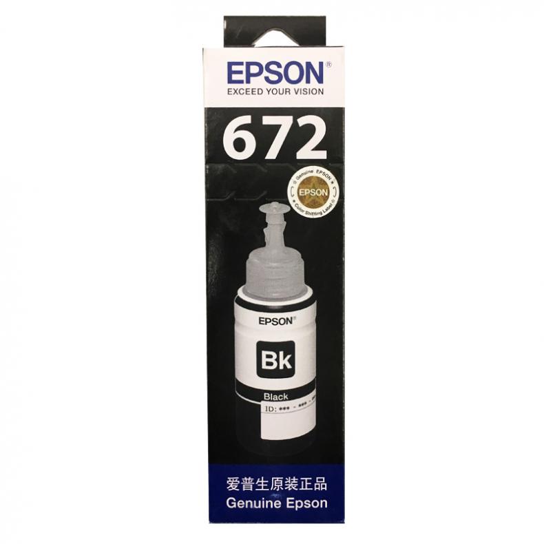 爱普生（EPSON） T6721 墨水瓶 4000页 （单位：瓶） 适用L220/L310/L313/L211/L360/L380 黑色