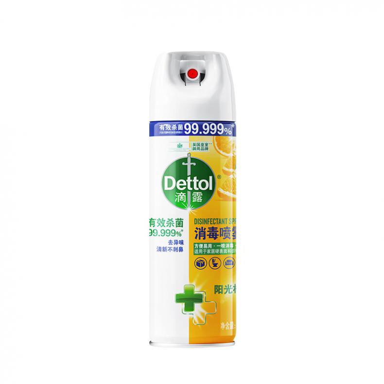 滴露（Dettol） 阳光柑橘 消毒喷雾 454ml（单位：瓶）
