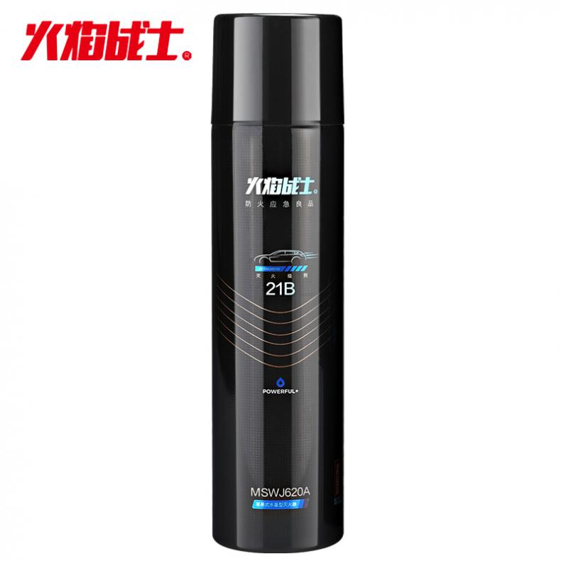 火焰战士 MSWJ620A 简易式水基灭火器 21B精品荧光 620ml （单位：个）  