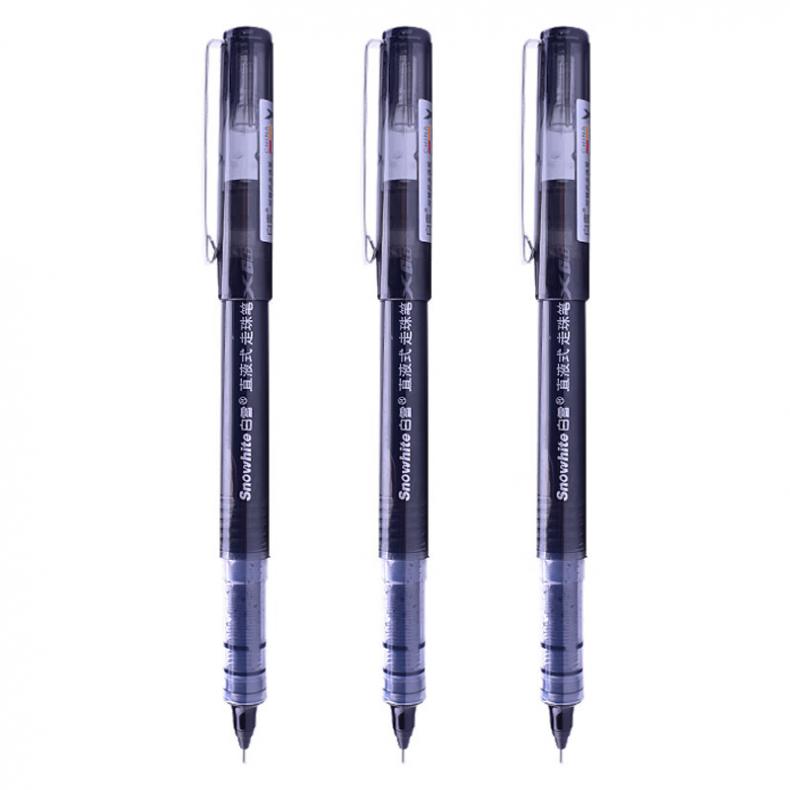 白雪（SnowhiTe） X66 直液式走珠笔 0.5mm 12支/盒 （单位：盒）  黑色
