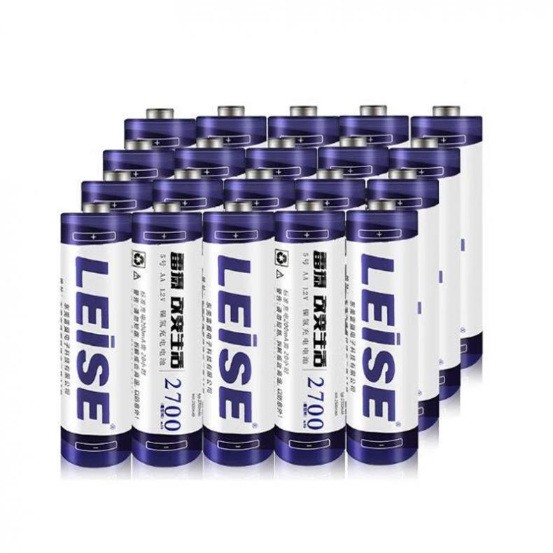雷摄（LEISE） 5号 镍氢充电电池 2700毫安 20节/组 （单位：组）  