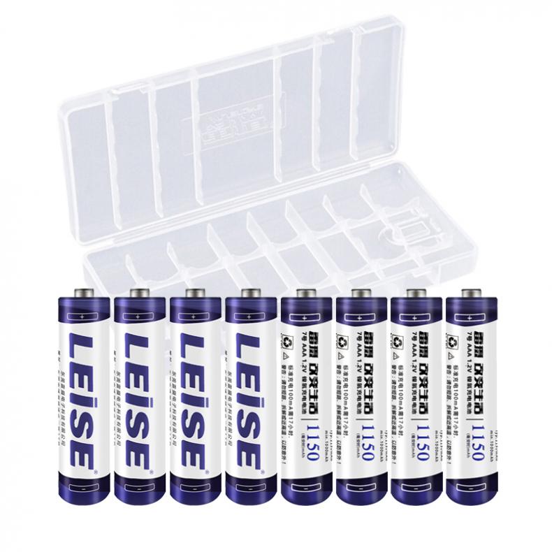雷摄（LEISE） 7号 镍氢充电电池 1150毫安 8节/盒 （单位：盒）  