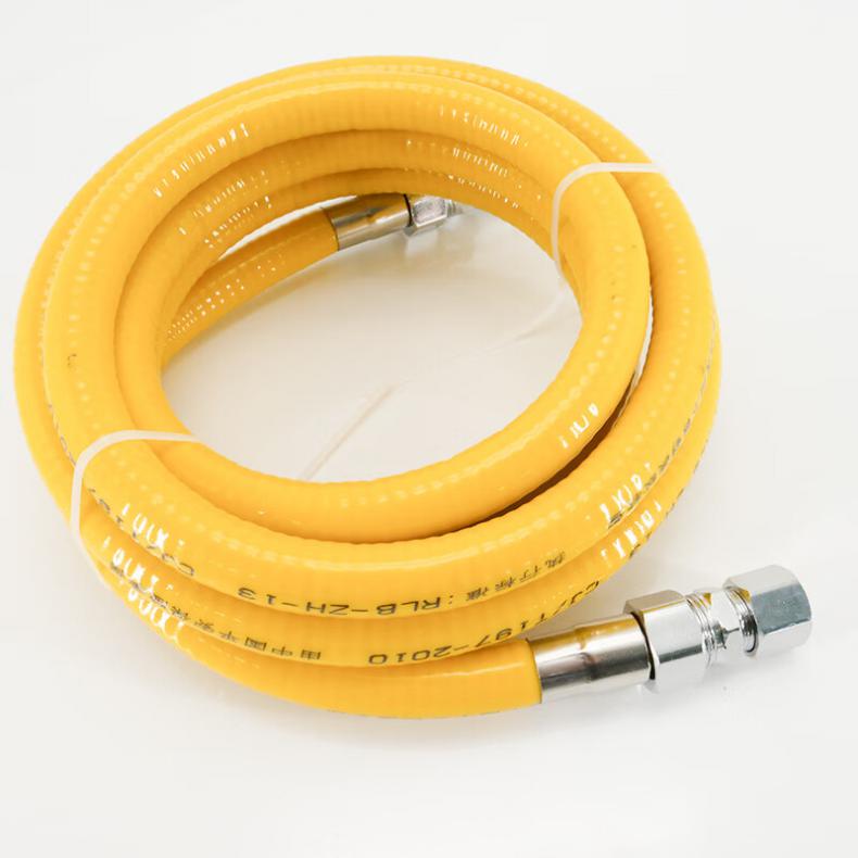 海斯迪克 gnjz-379 天然气燃气管 螺口＋螺口 1.5m （单位：根） 2根起拍 