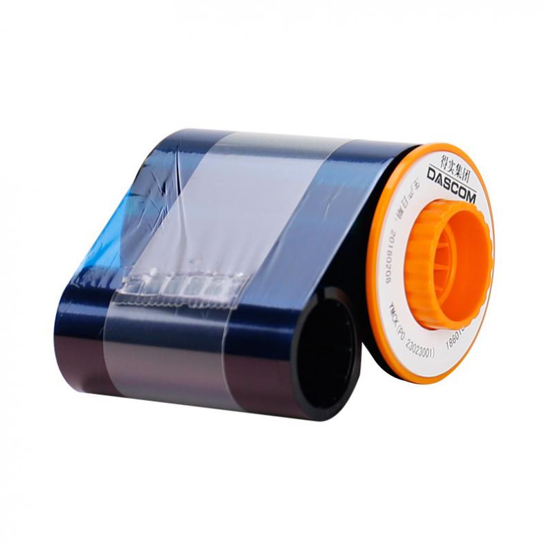 得实（Dascom） YMCK 色带套装 彩色色带（23026048）+转印膜（23026050）500张/卷（单位：套） 适用于DC-7600