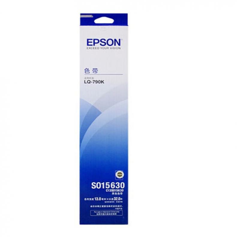 爱普生（EPSON） C13S015630 色带架(含色带芯) 13mm*32m （单位：盒） 适用LQ-790K机型 黑色