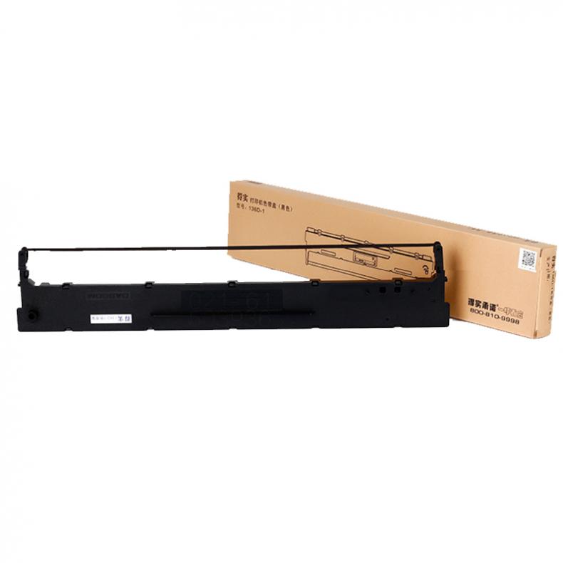 得实(DASCOM) 136D-1 色带 证卡版 13mm*16m （单位：个） 适用DS-3100DS-6400IIIDS-800 黑色