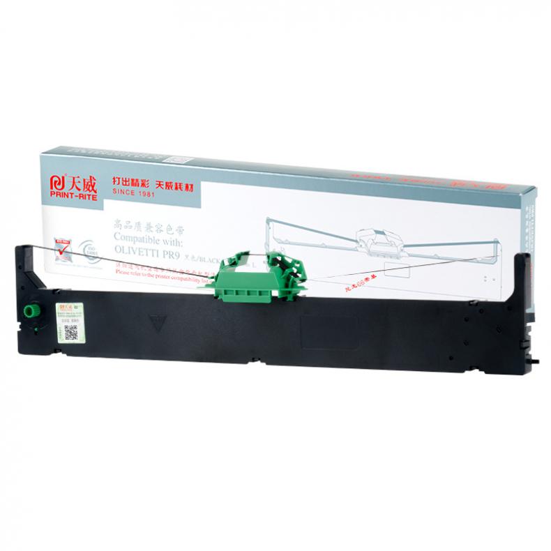 天威（PrintRite） PR9 色带架 含芯18m*7mm 左扭 （单位：支） 适用南天OLIVETTI PR9B PR9+ DM95 DM99 DM100 黑色