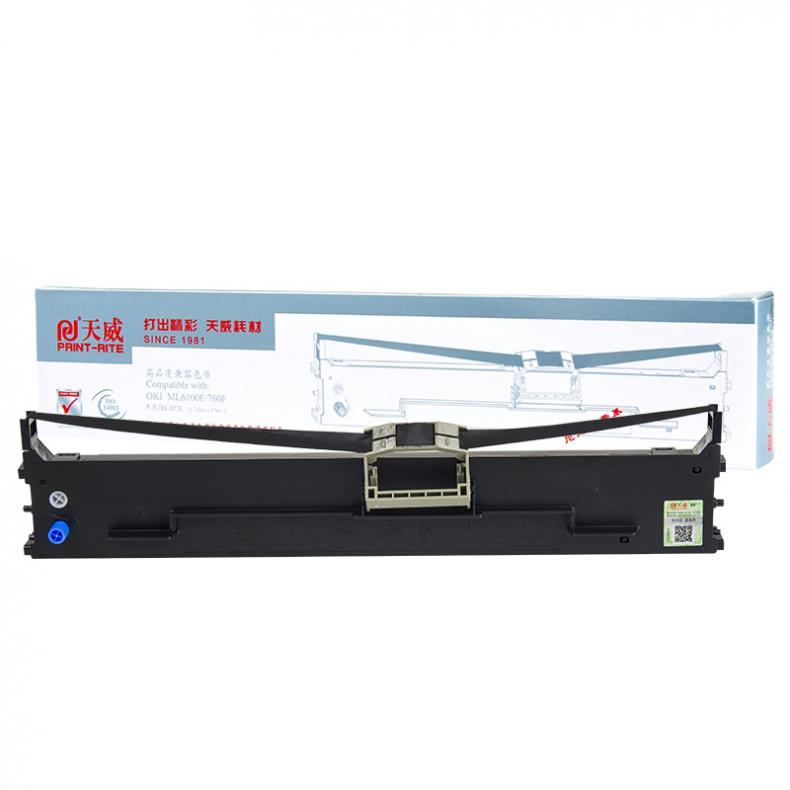 天威（PrintRite） OKI-6100F/7100F 色带架 13M带芯 左扭（单位：个） 适用于OKI ML6100F 6100F+ 6300F 6300FC 7150F 760F针式打印机 黑色