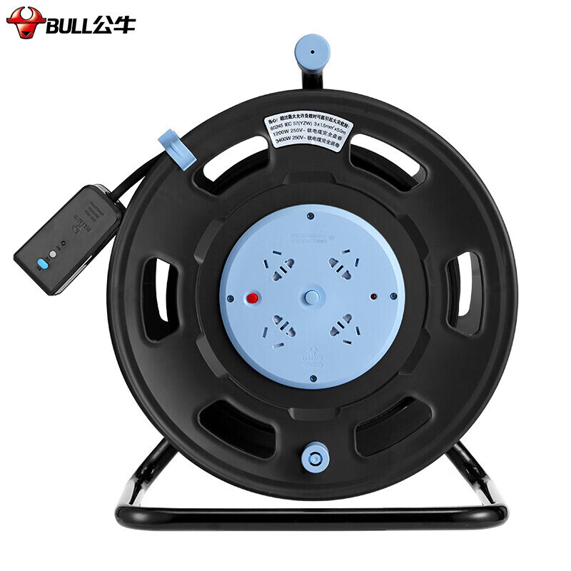 公牛（BULL） GN-804D 16A大功率电缆卷盘 4位30米 （单位：卷）