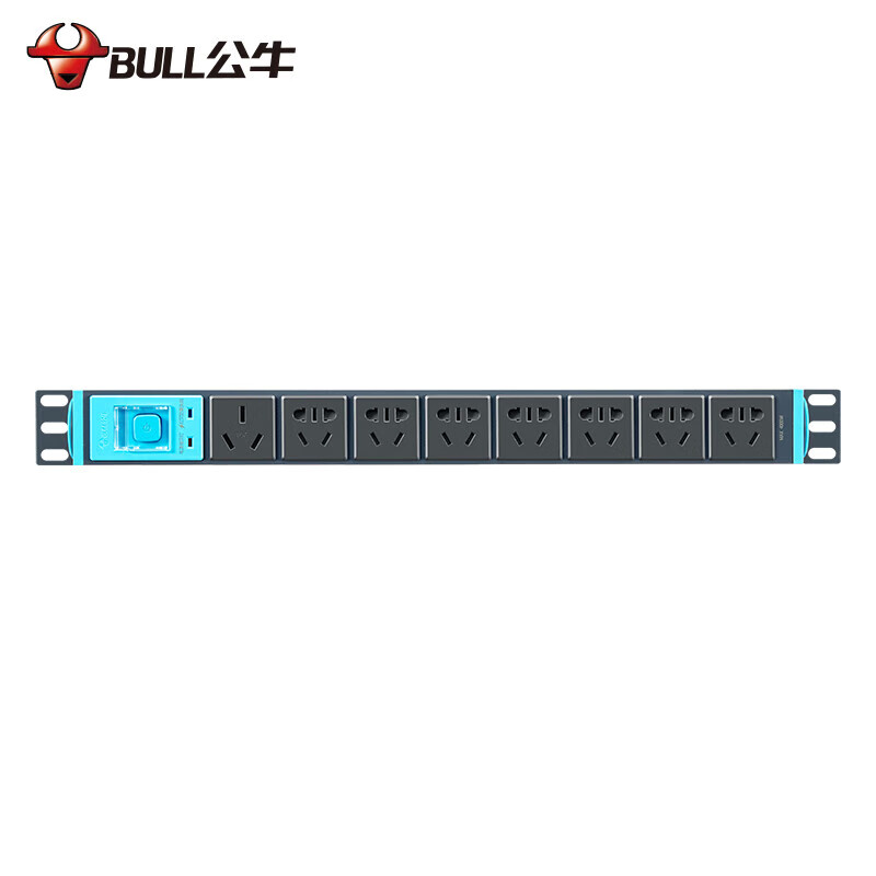 公牛(BULL) GNE-108DT 16APDU机柜插座 8位总控 全长1.8米 （单位：个）