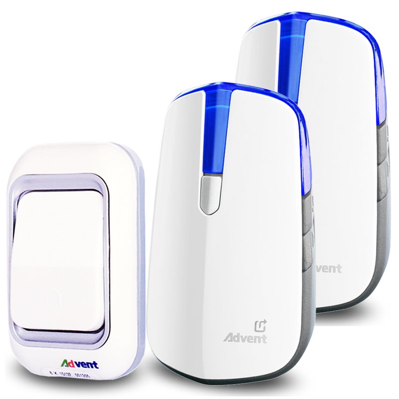 海得曼 E-681PB-681PZ 无线门铃家用呼叫器 一拖二门铃 （单位：个）