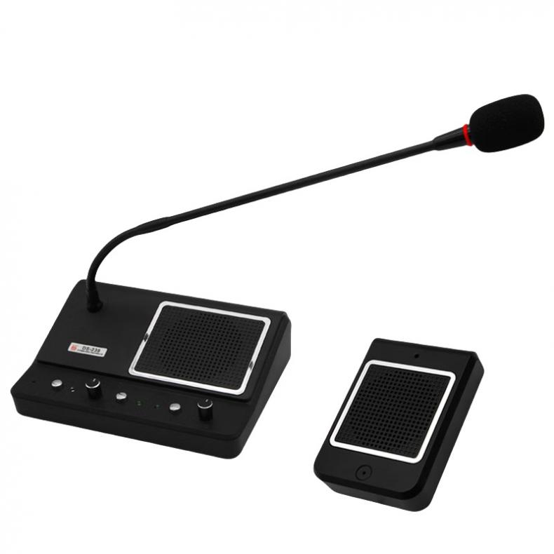 德顺（DESHUN） DS-239 窗口对讲机 主机+10W塑料方形分机 （单位：套）  