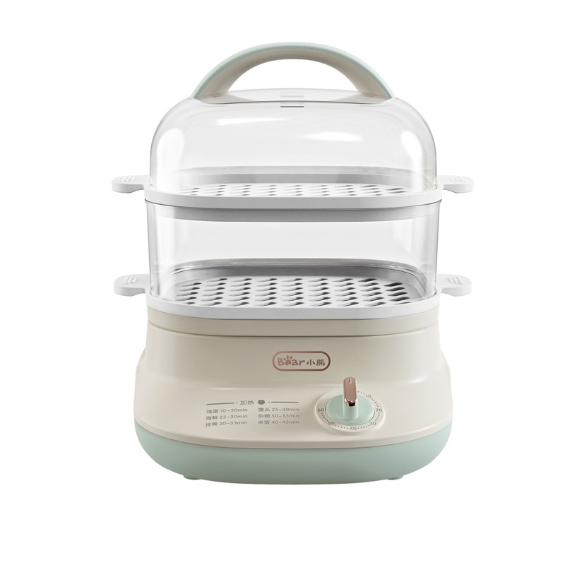 小熊（Bear） DZG-C60Q8 双层电蒸锅 6L （单位：台）  米黄色