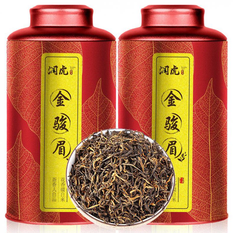 润虎 煮茶论道 金骏眉(红茶） 500g(250g*2罐) （单位：套）  