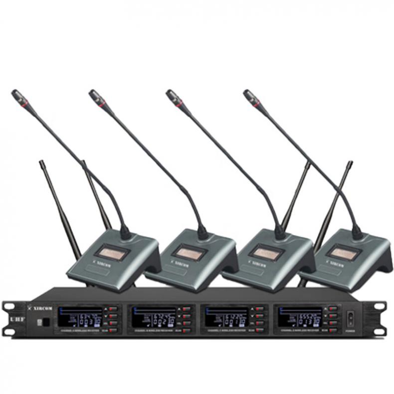 捷讯（XIRCOM） XC-645M 会议式话筒 U段无线 一拖四（单位：台） 灰色
