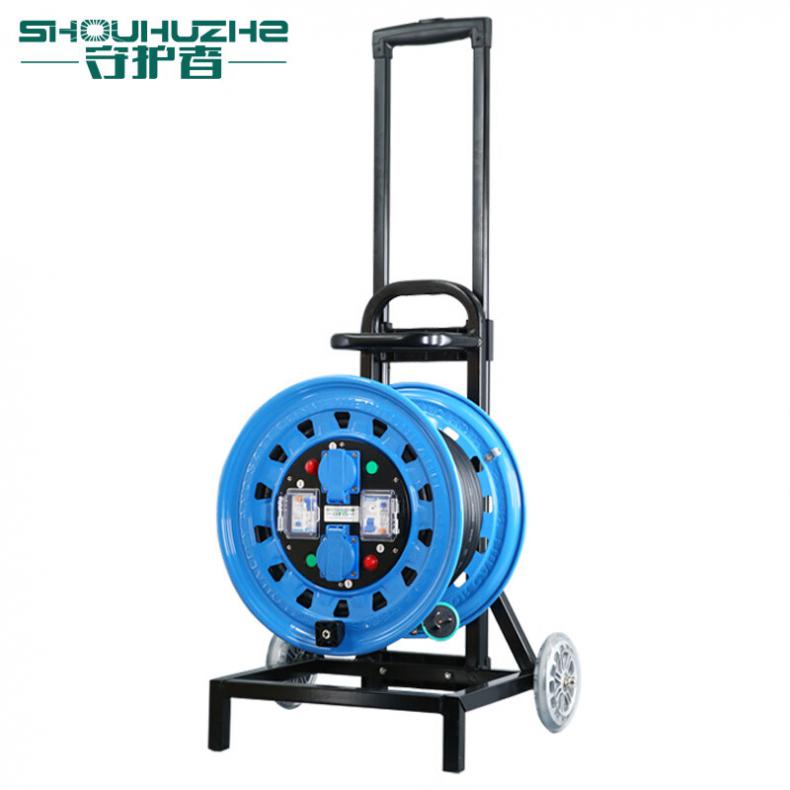 守护者（SHOUHUZHE） 2TC33010E3 移动电缆盘电源盘 220V~250V-3*4mm²*30米（单位：个） 2位10A5孔+2位漏电 蓝色