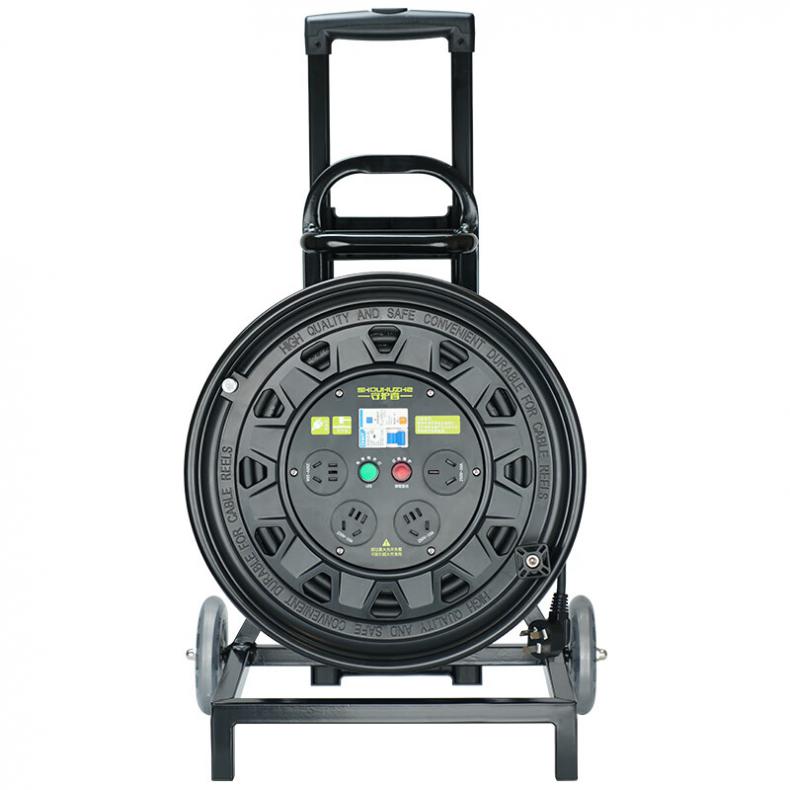 守护者（SHOUHUZHE） SC36510C10 移动电缆盘电源盘 220V~250V-3*1.5mm²*100米（单位：个） 3位10A5孔+1位16A3孔 黑色