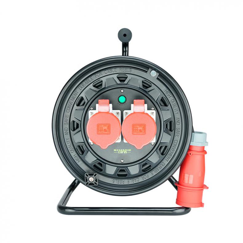 守护者（SHOUHUZHE） 4SG330325J3 移动电缆盘电源盘 380V~400V-3*4mm²+2*2.5mm²*30米（单位：个） 2位32A5孔 黑色