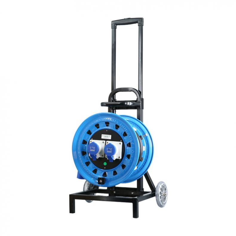 守护者（SHOUHUZHE） 4TCG330163D5 移动电缆盘电源盘 220V~250V-3*2.5mm²*50米（单位：个） 2位16A3孔 蓝色