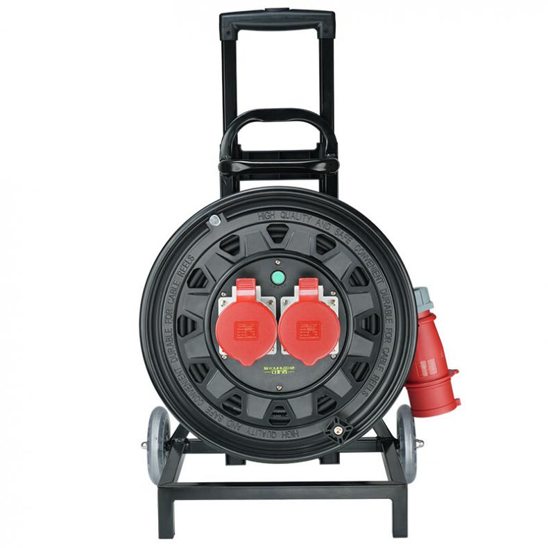 守护者（SHOUHUZHE） 4SCG365325J5 移动电缆盘电源盘 380V~400V-3*4mm²+2*2.5mm²*50米（单位：个） 2位32A5孔 黑色