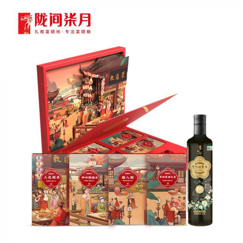 陇间柒月 食话红楼 杂粮礼盒 1568g （单位：盒）