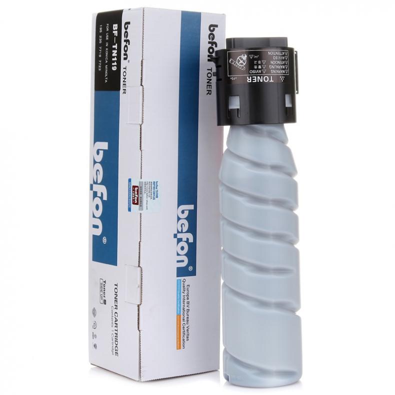 得印（befon） TN119 粉盒 8500页（单位：个） 适用柯尼卡美能达BIZHUB TN119/195/215/235/7719 黑色