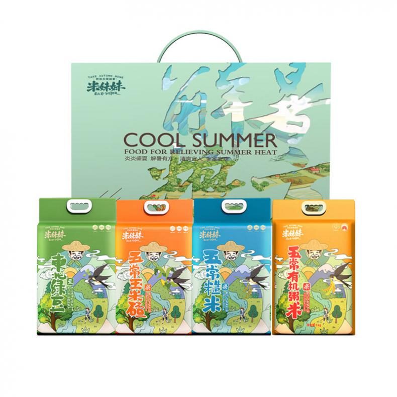 米妹妹（MIMEIMEI） 解暑粮方 四季安康杂粮大礼包 4kg （单位：盒） 真空包装
