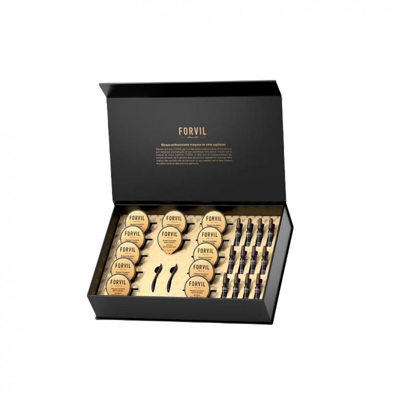 温莎森林（FORVIL） 鱼子酱 安瓶发膜套装 18g发膜*12+1ml精油*12 （单位：套）  