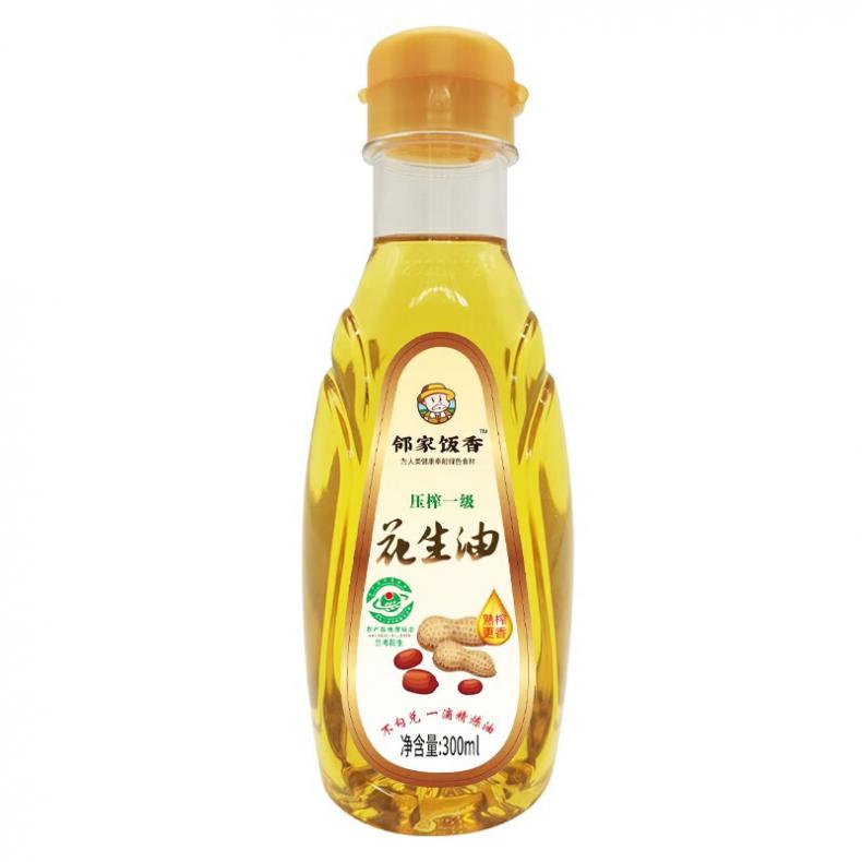 邻家饭香 压榨一级 兰考特香花生油 300ml （单位：瓶）  