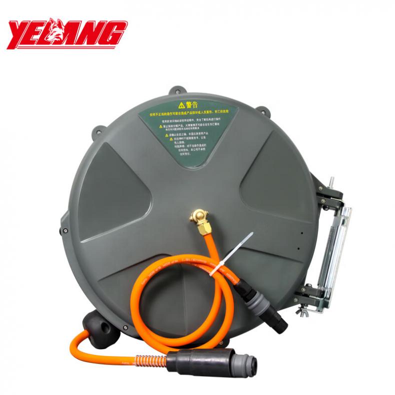 野狼 YL-B81220 自动伸缩卷管器 8*12mm/20米（单位：个） 灰色