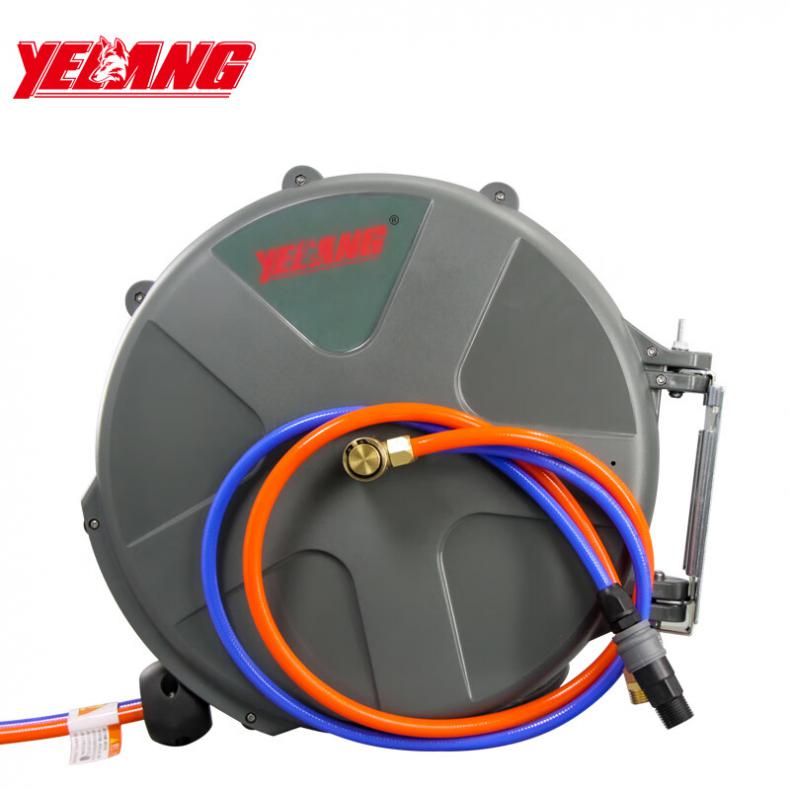 野狼 YL-B65807 自动伸缩双管鼓 6.5*10mm+8*12mm/7米（单位：个） 灰色