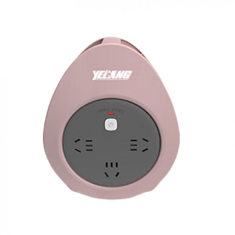 野狼 YL602 迷你电缆盘 RVV 3*1平方10米（单位：个） 千禧粉