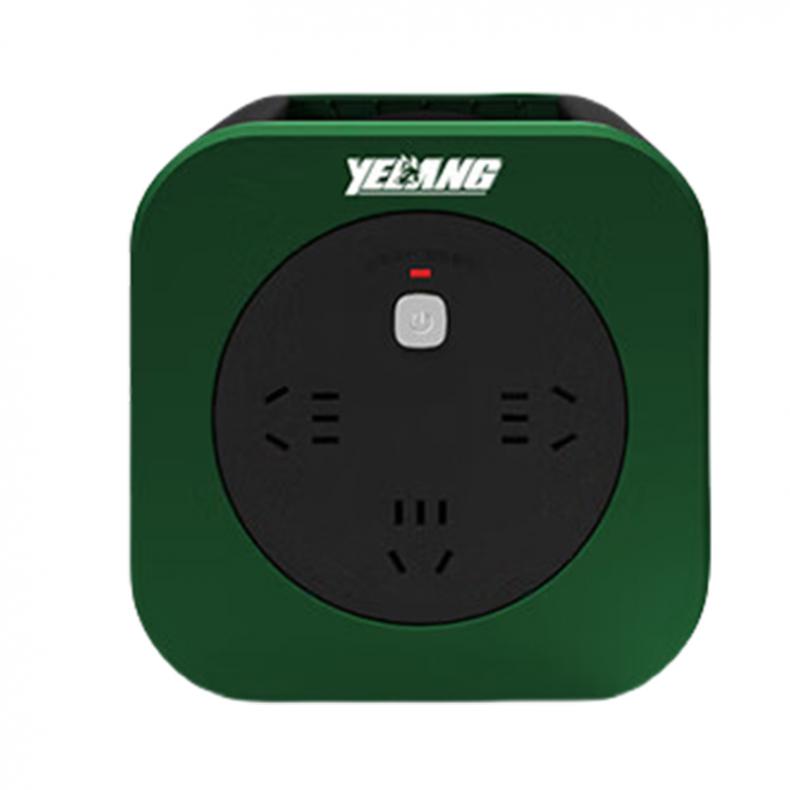 野狼 YL802 迷你电缆盘 RVV 3*1平方10米（单位：个） 青松绿