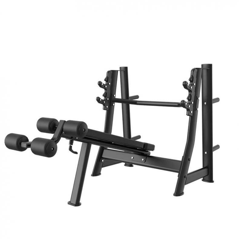 胜迈 SM-024 豪华下斜卧推架 2030*1310*1275mm（单位：台） 黑色