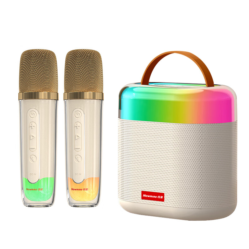 纽曼（Newmine） MC72 无线蓝牙音响 双麦版 3600mAh （单位：套）  奶茶色