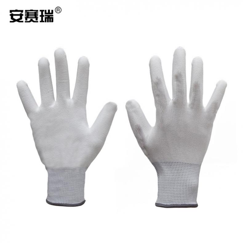 安赛瑞 301157 尼龙手套 L码 10双/组（单位：组） 白色
