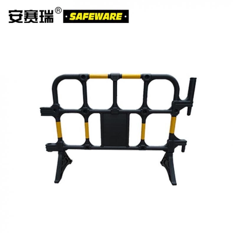 安赛瑞 12861 组合式塑料铁马 140*100cm（单位：个） 黑黄