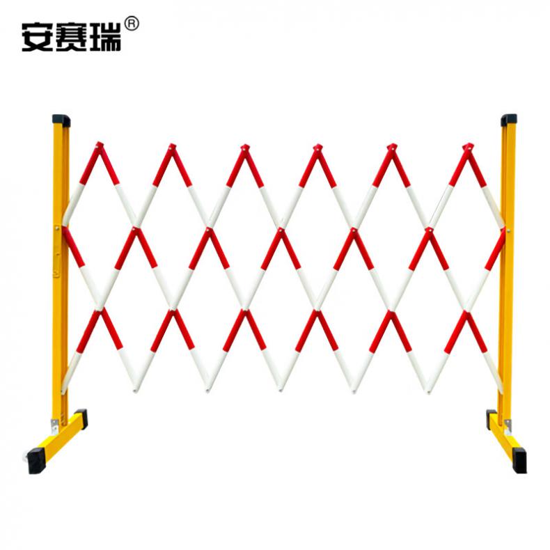 安赛瑞 1G00471 玻璃钢伸缩围栏 1.2*约2m（单位：个） 红白