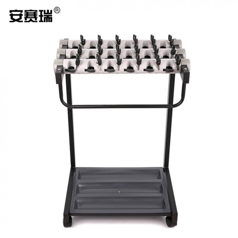 安赛瑞 14051 带锁雨伞架 18头（单位：个） 黑色