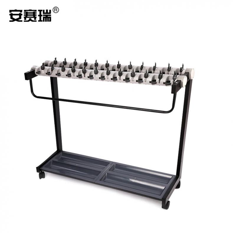 安赛瑞 14052 带锁雨伞架 24头（单位：个） 黑色