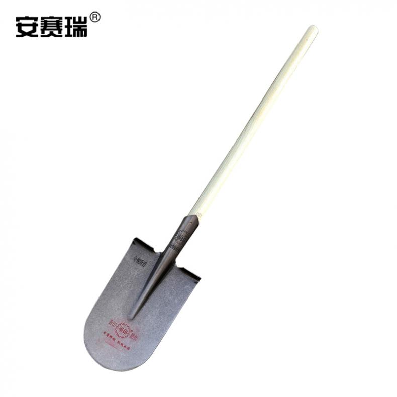 安赛瑞 26347 尖头泥锹 锹头19*43.5*31.5cm+椿木柄1.2米（单位：把）