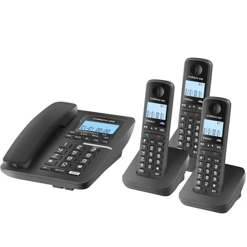 中诺 W129 电话机座机 一拖一 （单位：台） 黑色