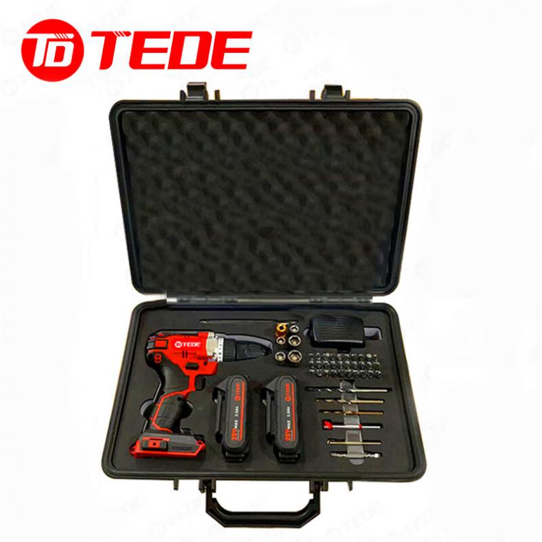 TEDE YD-5228 便携式无刷锂电钻组套 46件 （单位：套）
