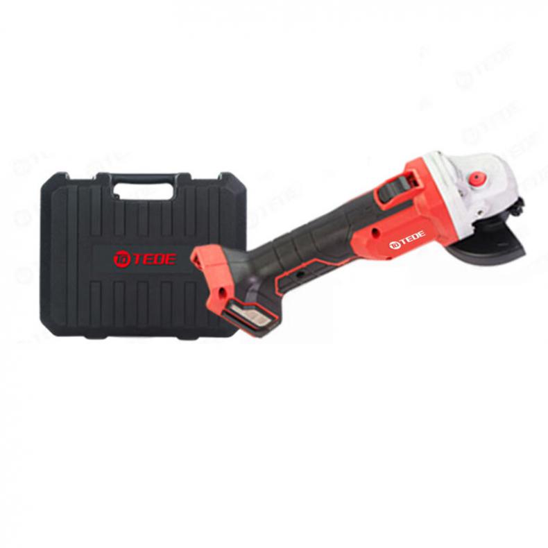 TEDE TE-7785 无刷充电式锂电角磨机18件组套 6.0Ah 两电一充 （单位：套）