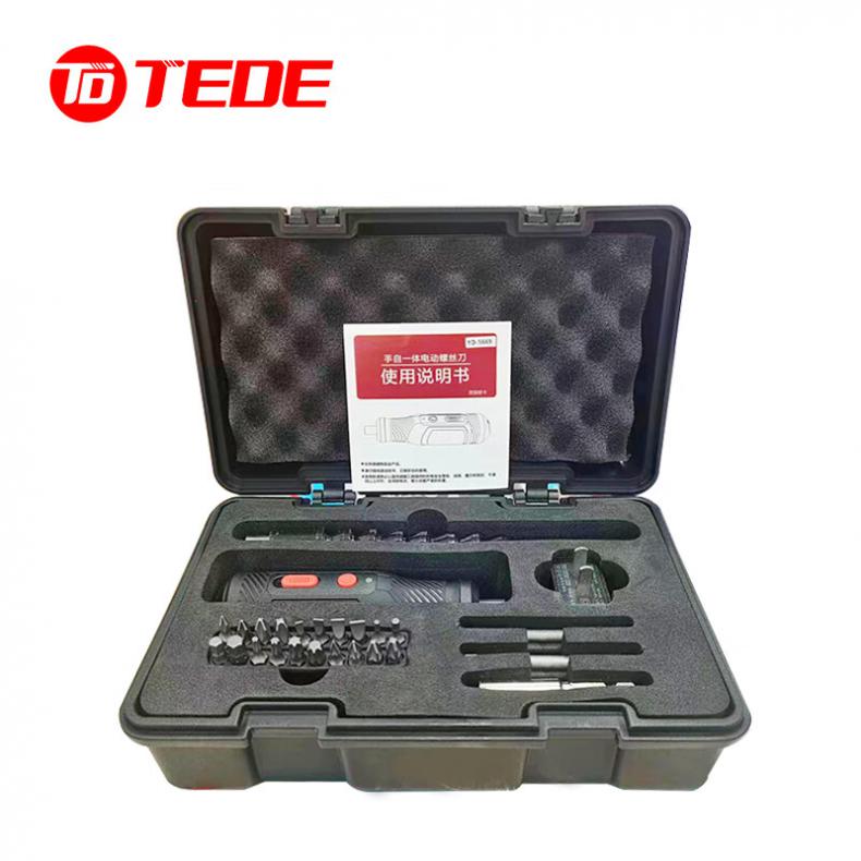 TEDE YD-5669 充电式30件套手自一体电动螺丝刀 800mAh （单位：套）
