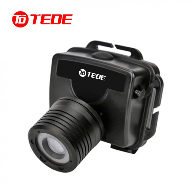 TEDE TD-8013 可调节微型防爆头灯 3W （单位：个） 黑色